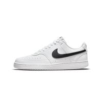 Nike Women's Court Vision Low Sneaker, White/Black-White, 4.5