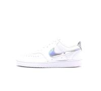 NIKE Women's Court Vision Low Sneaker, White Multi Color Black, 8 UK