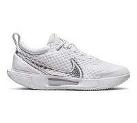 Nike Women's Court Zoom Pro Trainers, White Metallic Silver, 7 UK