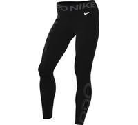 Nike Women's Damen Pro Dri-fit Mr 7/8 Grx Tight Leggings, Black/Anthracite Grey/White, XXL