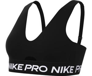NIKE Women's Damen Pro Indy Plunge Bra Sw Sports, Black/White, M