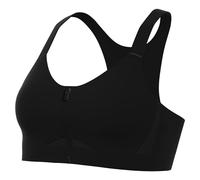 NIKE Women's Df Alphas Hs Front Zip B T-Shirt, Black/Black/Dk Smoke Grey/Dk S, XXL