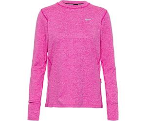 NIKE Women's Df Element Crew T-Shirt, Active Fuchsia/Reflective Silv, M
