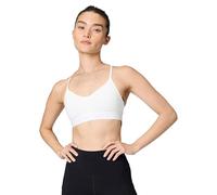 NIKE Indy Light Support Sports Bra - White/Stone Mauve - S