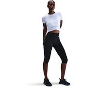Nike Women's Df One Hr Capri Wt Leggings, Black/White, XS