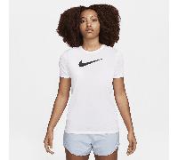 Nike Women's Dri-FIT Graphic T-Shirt - White - Polyester XS (UK 4-6)