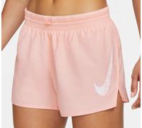Nike Womens Dri-Fit Mid-Rise Running Shorts L Pink Swoosh DM7773-610