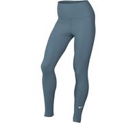 Nike Women's Dri-Fit One High-Waisted Wt Leggings, Smoky Blue/White, XS