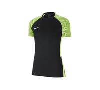 Nike Women's Dri-FIT Strike II Short Sleeve Jersey, Black/Volt/White, XS