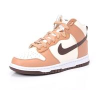 NIKE Women's Dunk High Sneaker, Dusted Clay Earth Pale Ivory White, 4.5 UK