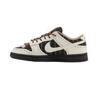 NIKE Women's Dunk Low Lx Sneaker, Black Summit White Black Summit White, 6 UK