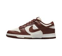 NIKE Women's Dunk Low Shoes, Sail/Fauna Brown/Sail/Metallic, 6.5