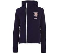 Nike Women's Ent Tch Flc Cape Aut Fan-Jacket, Purple Dynasty/White/White/P48, M