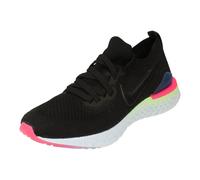 Nike Womens Epic React Flyknit 2 Black Trainers - Size UK 2.5