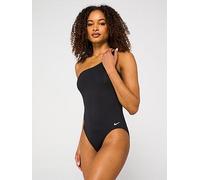 Nike Womens Essential Asymmetrical One Piece Swimsuit, Black, Size 2Xl, Women Black