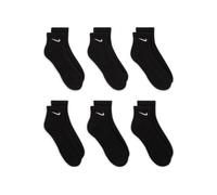Nike Everyday Cushioned Short Socks 6 Pairs Black EU 34-38 Men