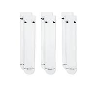 Nike Women's Everyday Elevated Crew Socks (3 Pairs) - White - Size: Large