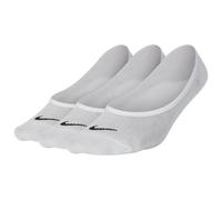 Nike Everyday Lightweight Women's Training Footie Socks (3 Pairs) - White 5-8