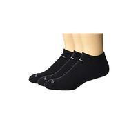 Nike Womens Everyday Plus Cushion No Show Socks 3-Pair Pack Sm (Us 4-6 Big Kid Shoe Size, Women'S Shoe 4-6) (Small Black/White)