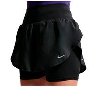 Nike - Women's Flow Dri Fit High Rise 2in1 Short - Running shorts size L, black