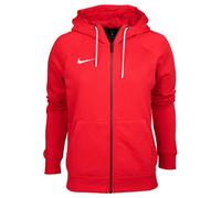 NIKE CW6955-657 W NK FLC PARK20 FZ HOODIE Sweatshirt Women's UNIVERSITY RED/WHITE/(WHITE) Size XL