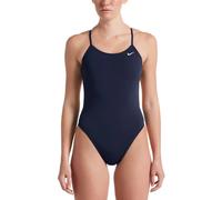 Nike Womens Hydrastrong Solid Cut-Out One Piece Swimsuit - Blue