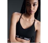 Nike Indy Light-Support Women's Padded Adjustable Sports Bra - Black - Polyester/Elastane S