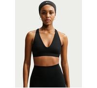 Nike Women's Indy Strappy Light Support Sports Bra - Black/White - Size: Large