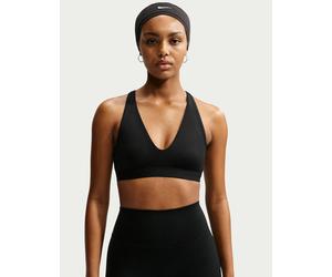 Nike Women's Indy Strappy Light Support Sports Bra - Black/White - Size: Large