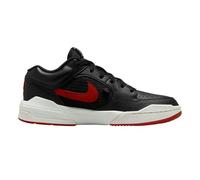 Nike Womens Jordan Stadium 90 Swoosh Leather Trainers - Black/Red - 4.5 UK - Black/Red - 100% Mixed