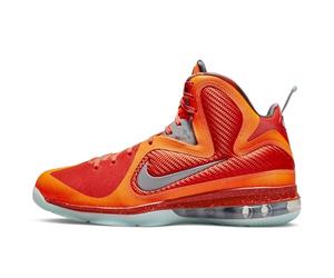 Nike Women's Lebron IX Basketball Shoes, Orange/Reflect SIL, 4