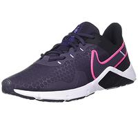 NIKE Women's Legend Essential 2 Sneaker, Black Hyper Pink Cave Purple Lilac, 6 UK