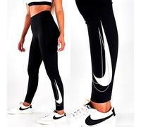 Nike One Women's Mid-Rise Leggings - Black - Polyester M (UK 12-14)