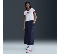 Nike Women's Loose Cargo Skirt - Blue - Cotton M (UK 12-14)