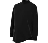 Nike Women's (M) One Reversible French Terry Jumper (Pregnant and Mothers) Pullover Black