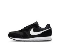 Nike Women's Md Runner 2 Running Shoes, Black/White/Wolf Grey, 7.5