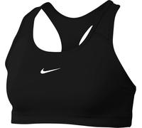 Nike Dri-Fit Swoosh Womens Medium-Support 1-Piece Pad Sports Bra Black/White XL Fitness Underwear