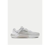Nike Women's Metcon 10 Shoes - White/Platinum Tint/Wolf Grey/Metallic Silver - Size: UK 4.5