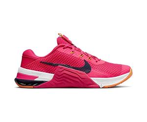 NIKE Women's Metcon 7 Trainers, Rush Pink Blackened Blue Mystic Hibiscus, 6.5 UK