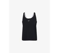 Nike Womens Nike Halterneck Cut-Out Stretch-Jersey Top Black/(White) S