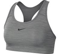 NIKE Women's Nike Med Pad Sports Bra, Smoke Grey/Pure/(Black), XS UK