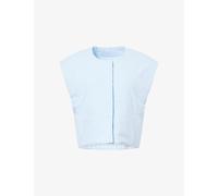 Nike Womens Nike Therma-Fit Capped-Sleeve Shell Gilet Celestine Blu S