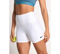 Nike Women's NikeCourt Dri-FIT Tennis Shorts with Pockets - White/Black - Size: Medium