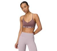 Nike Women's Nk Df Indy LGT SPT Bra, Tattoo/Tattoo/White, XS