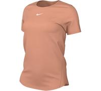 Nike Women's One Classic Df Ss Wt T-Shirt, Apricot Agate/White, L