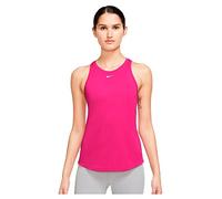 NIKE Women's One Df Std T Shirt, Active Pink/White, M UK