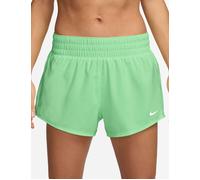 Nike Women's One Dri-FIT 3" Brief-Lined Shorts - Cucumber Calm/White - Green - Size: Large