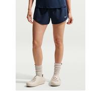 Nike Women's One Dri-FIT 3" Brief-Lined Shorts - Midnight Navy/White - Blue - Size: Medium