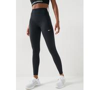 Nike Womens One Dri-FIT Training High Rise Tights, Black/White, Size Xs, Women Black/White