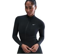 Nike Women's One Dri-FIT Fitted Full-Zip Jacket - Black/White S